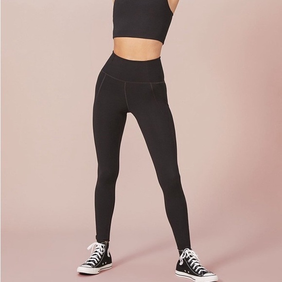Girlfriend collective black leggings medium - Picture 1 of 6